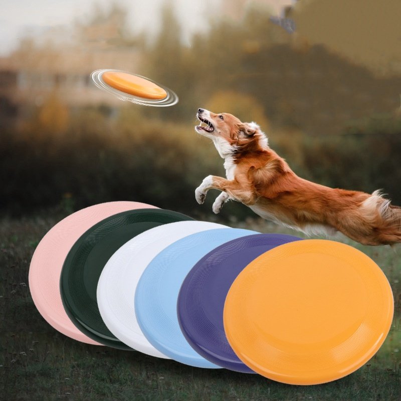 Factory Custom Logo PE Frisbeed Flying Disc Circular Frisbees Blank Plastic Pet Golf Custom Logo Dog Flying Saucer Disc Frisbeed