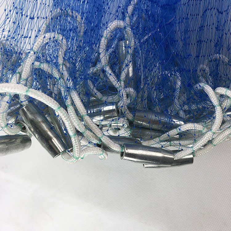 American style aluminum ring colorful nylon monofilament hand cast net portable fishing nets hand throw net red de pesca atarraya