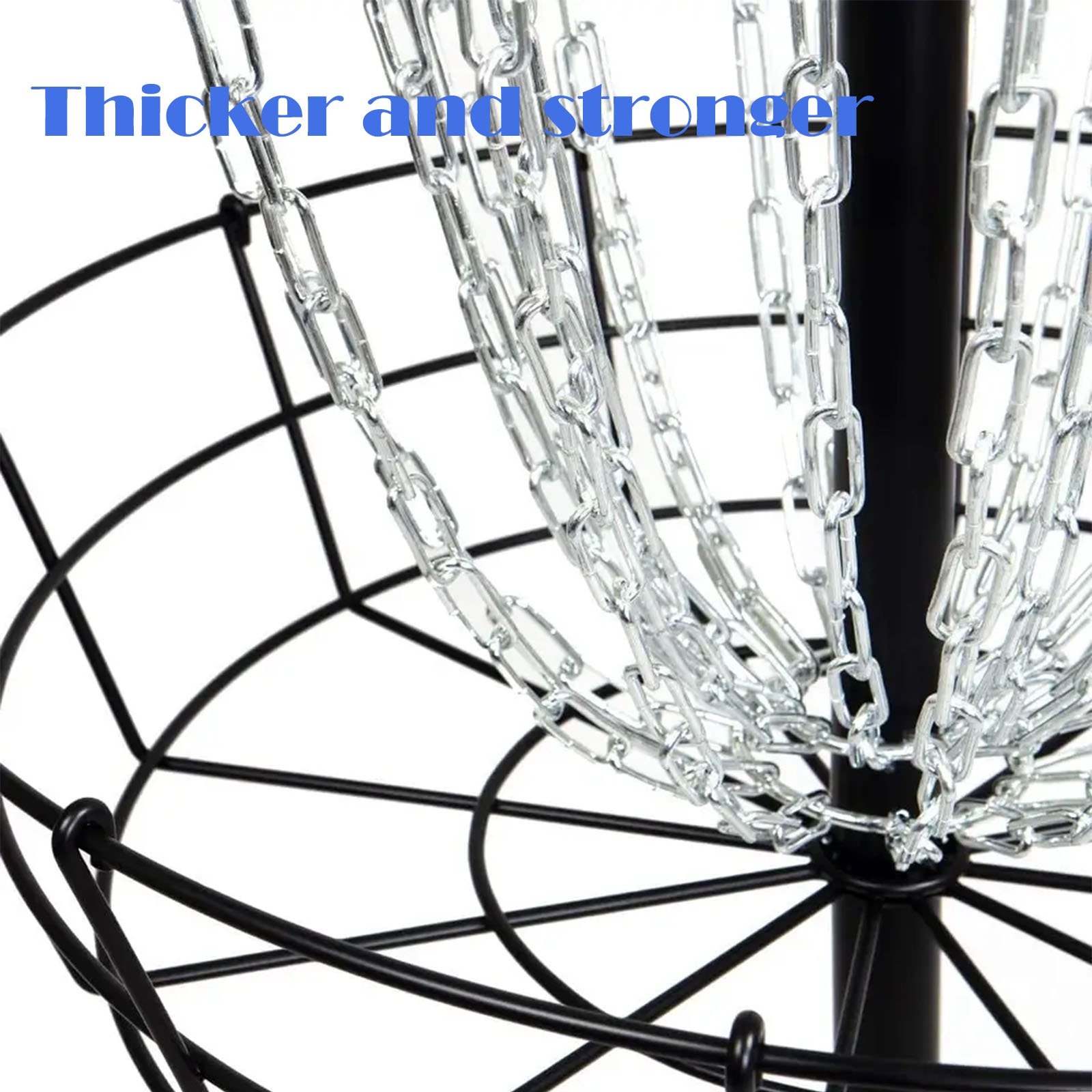 Factory Direct Professional PDGA Approved Light Weight Custom 24 Chain Practice Portable Frisbeed Target Disc Golf Basket
