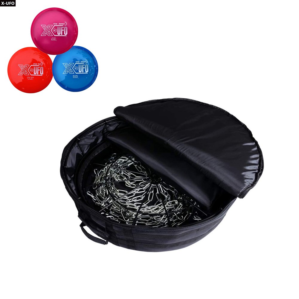 Factory Direct Professional PDGA Approved Light Weight Custom 24 Chain Practice Portable Frisbeed Target Disc Golf Basket