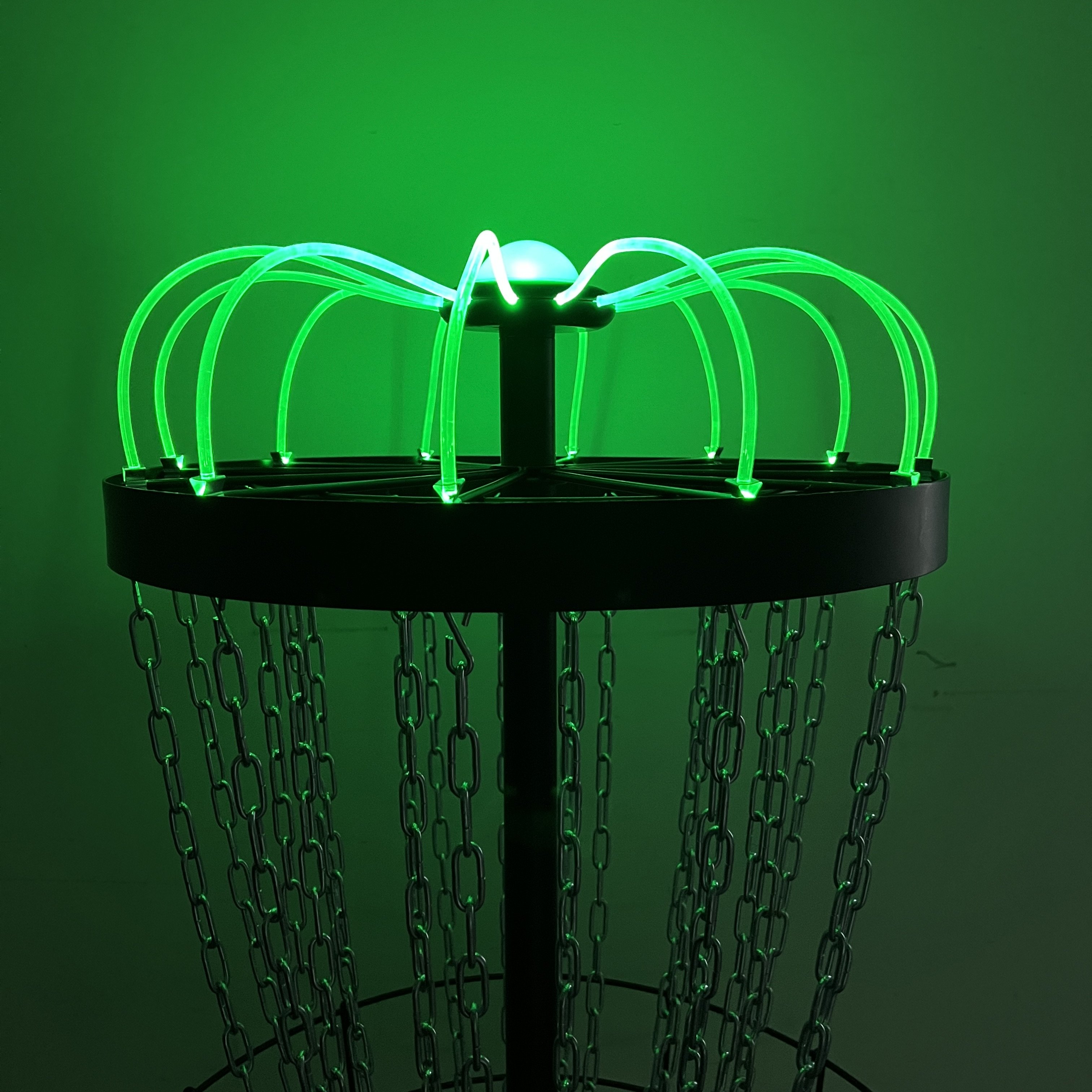 Factory Direct Professional PDGA Approved Light Weight Custom 24 Chain Practice Portable Frisbeed Target Disc Golf Basket