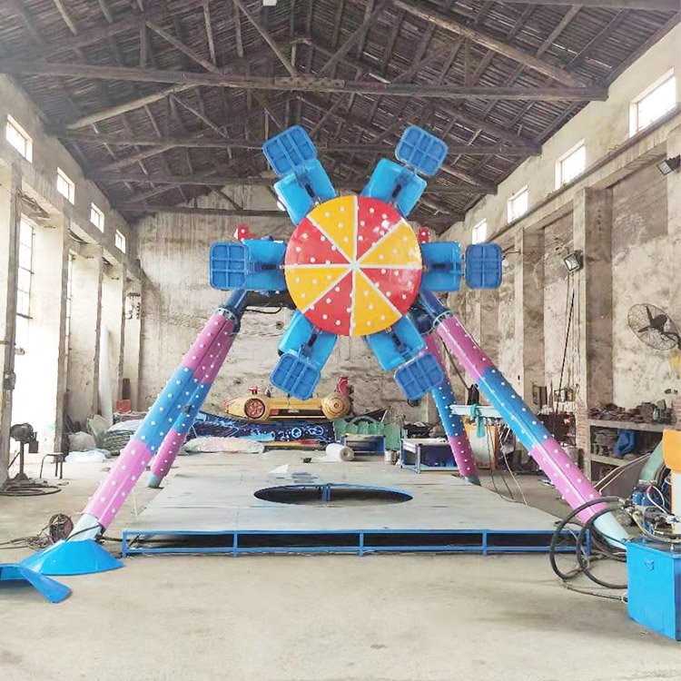 Theme Park Thrilling Mechanical Rides outdoor amusement park rides kids Big Pendulum Frisbee for sale