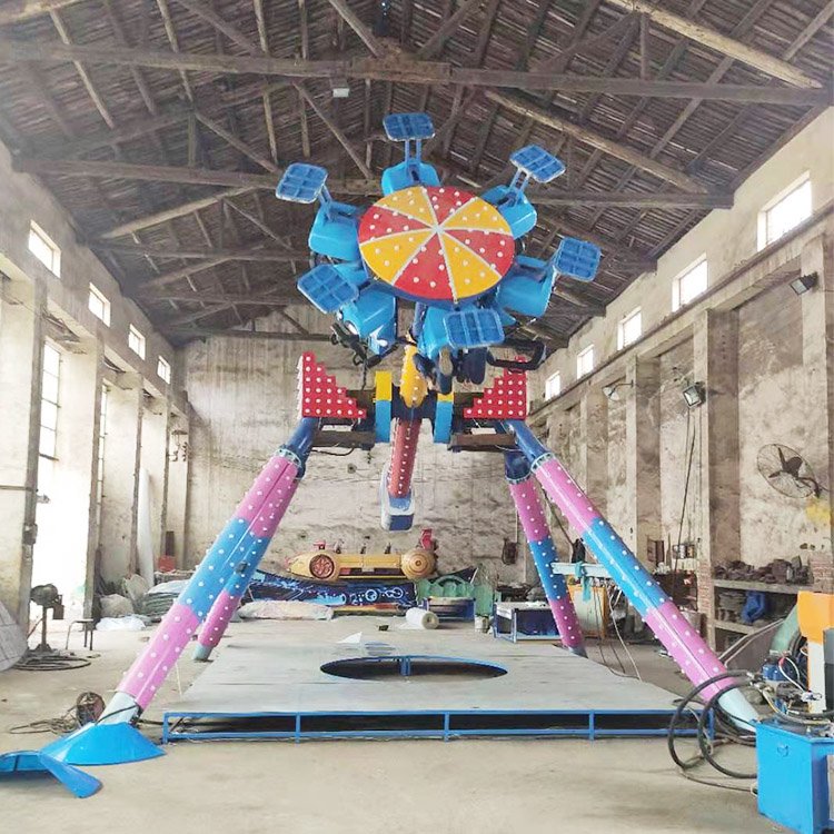 Theme Park Thrilling Mechanical Rides outdoor amusement park rides kids Big Pendulum Frisbee for sale