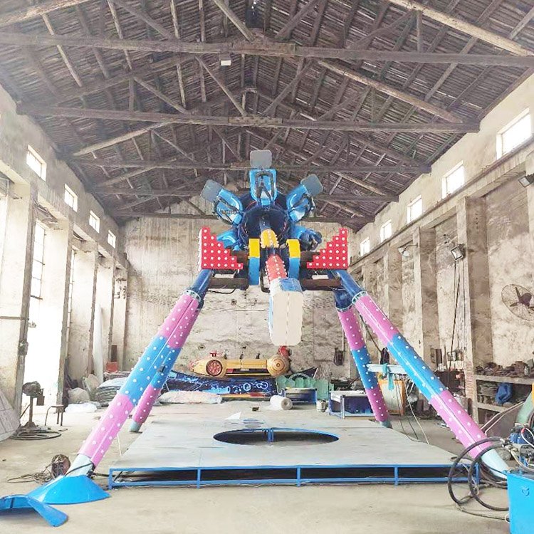 Theme Park Thrilling Mechanical Rides outdoor amusement park rides kids Big Pendulum Frisbee for sale