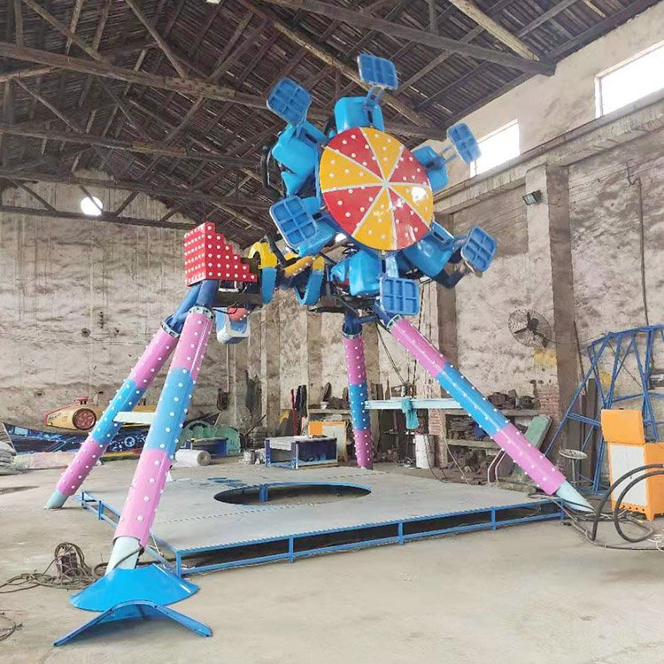 Theme Park Thrilling Mechanical Rides outdoor amusement park rides kids Big Pendulum Frisbee for sale