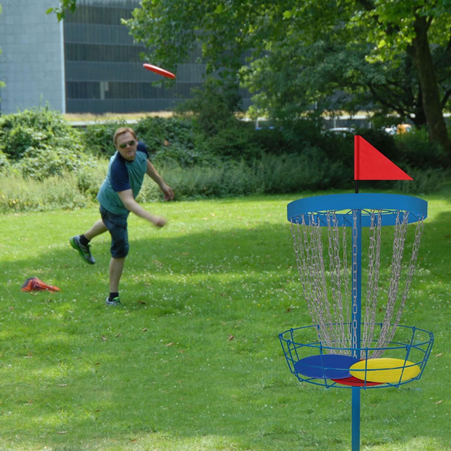 Disc Frisbee Golf Basket Customized Outdoor sports Portable Disc Frisbee Golf Basket with carry bag