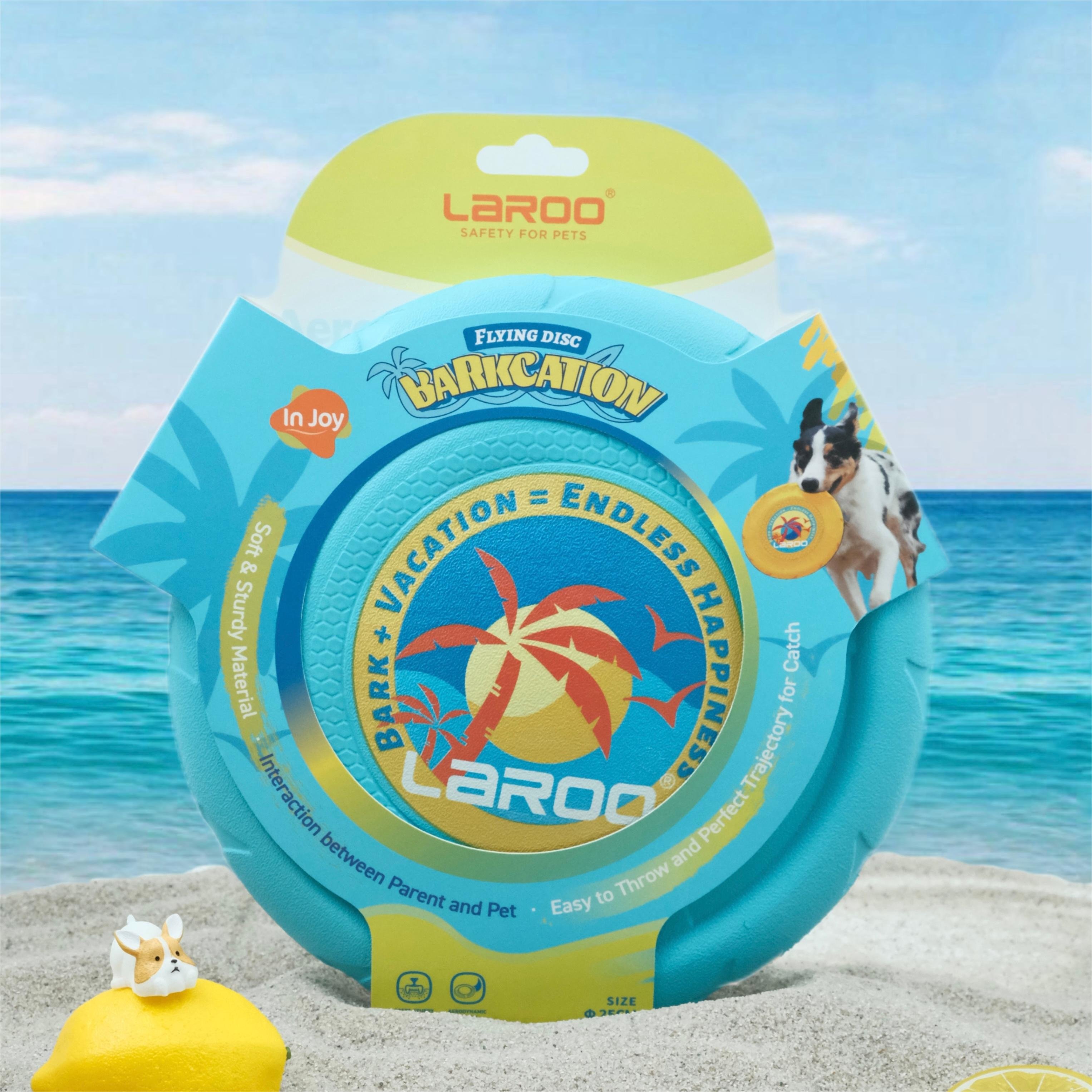 Durable Dog Toy Frisbee High-Flying Safe Material Ideal for Outdoor Play Training Fetch Games Bright Colors Lightweight Portable