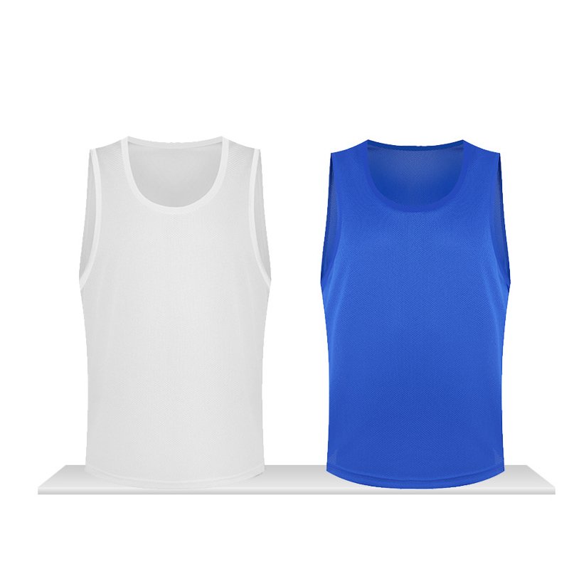 Football summer team uniform vest football training vest group build net eye against uniform Frisbee number clothing