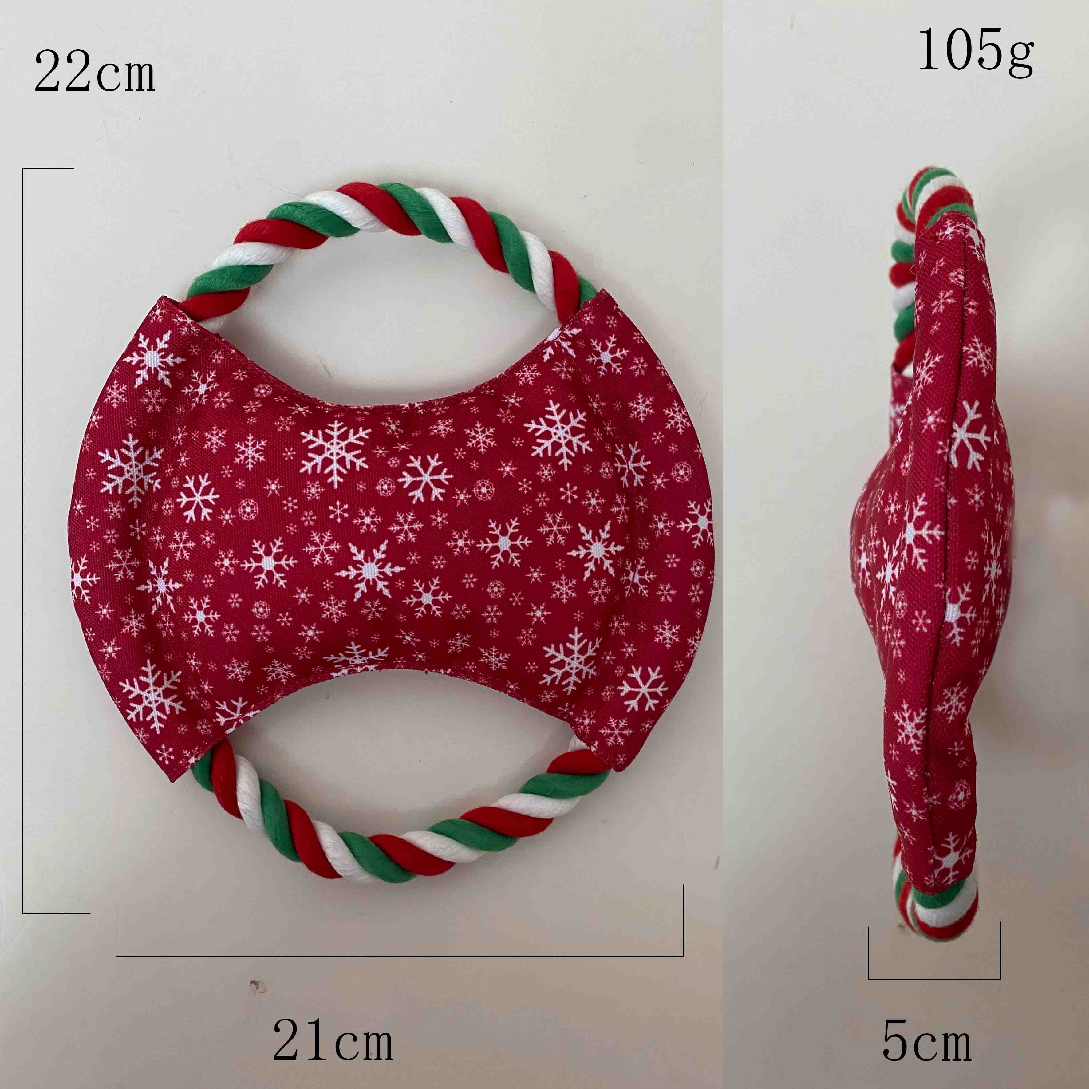 Rope Oxford Frisbeeing contains squeaky pet toys