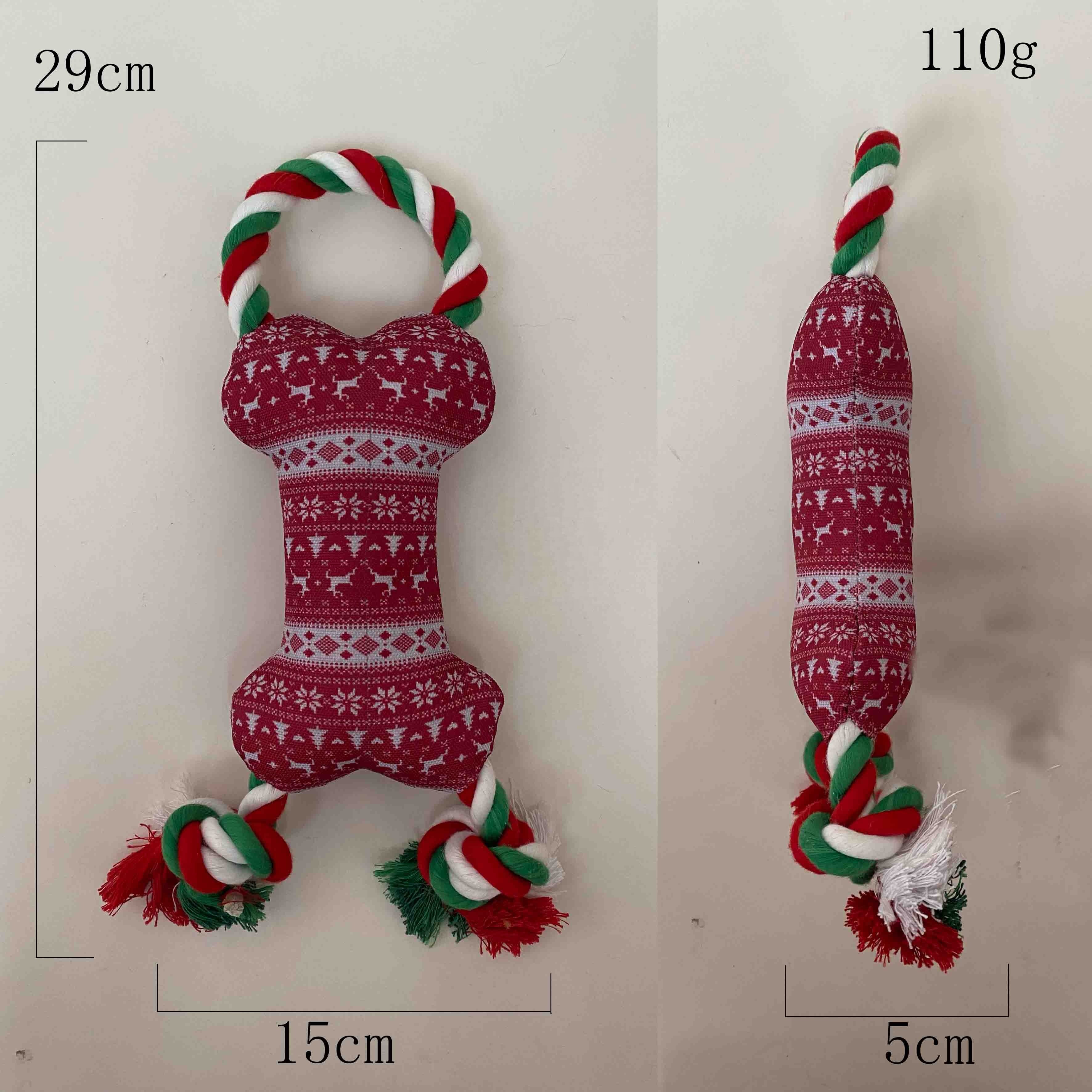 Rope Oxford Frisbeeing contains squeaky pet toys