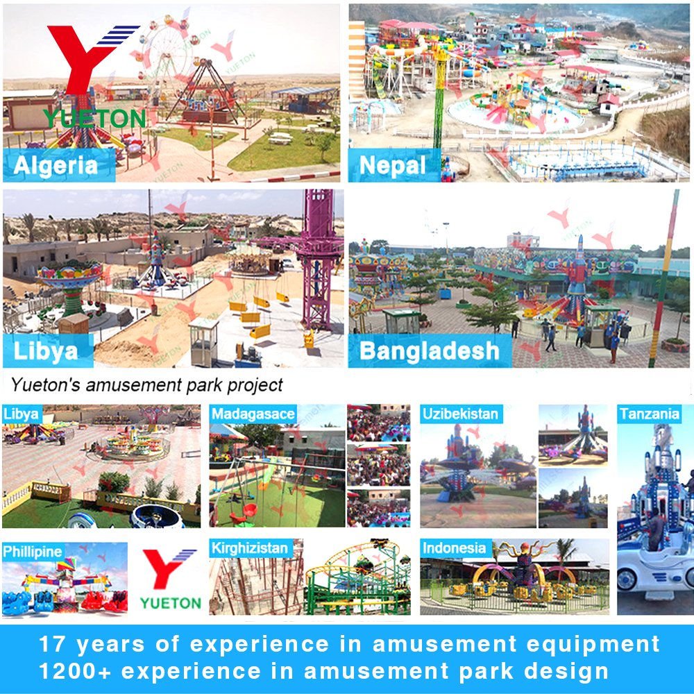 12 Seats Amusement Park Equipment Rotating Hammer Frisbee Thrill Extreme Attraction 360 Degree Mini Pendulum Ride