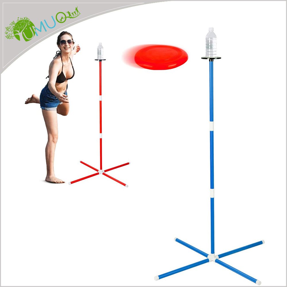 YumuQ Outdoor Flying Disc Throwing Game Set, Toss Frisbee Game for Kids and Adults or Beach, Lawn, Backyard, Park and Yard Game