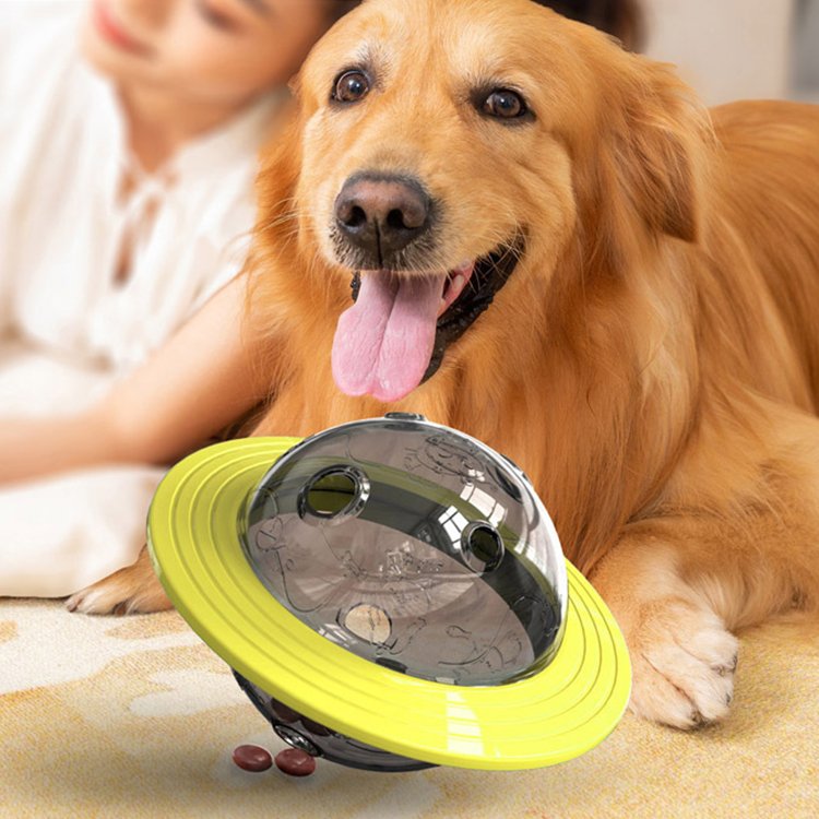 Pets For Toy Wholesale Ufo Shape Planet Frisbeed Dog Leaky Food Toy Interactive Pet Leaking Food Dog Toys Slow Feeder