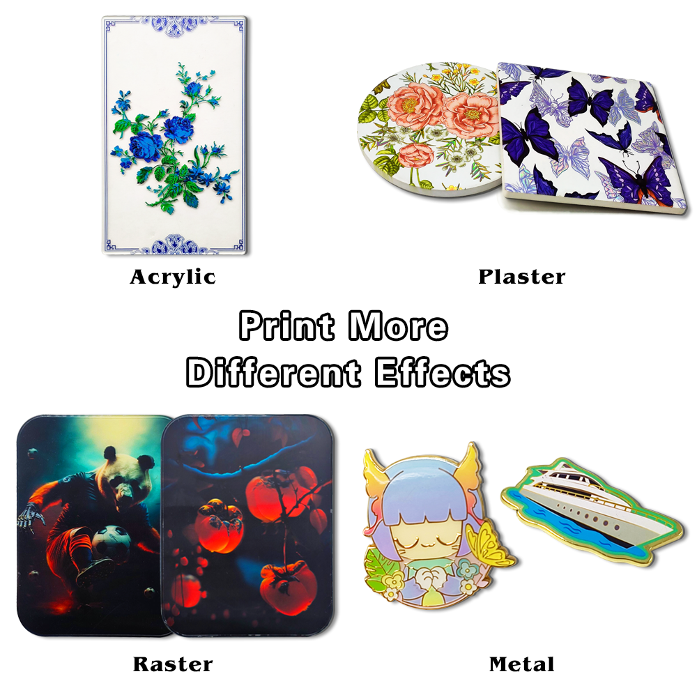 1612 Medium size UV flatbed printer Metal sheet metal frisbee Acrylic ceramic tile crystal logo advertising printing machine