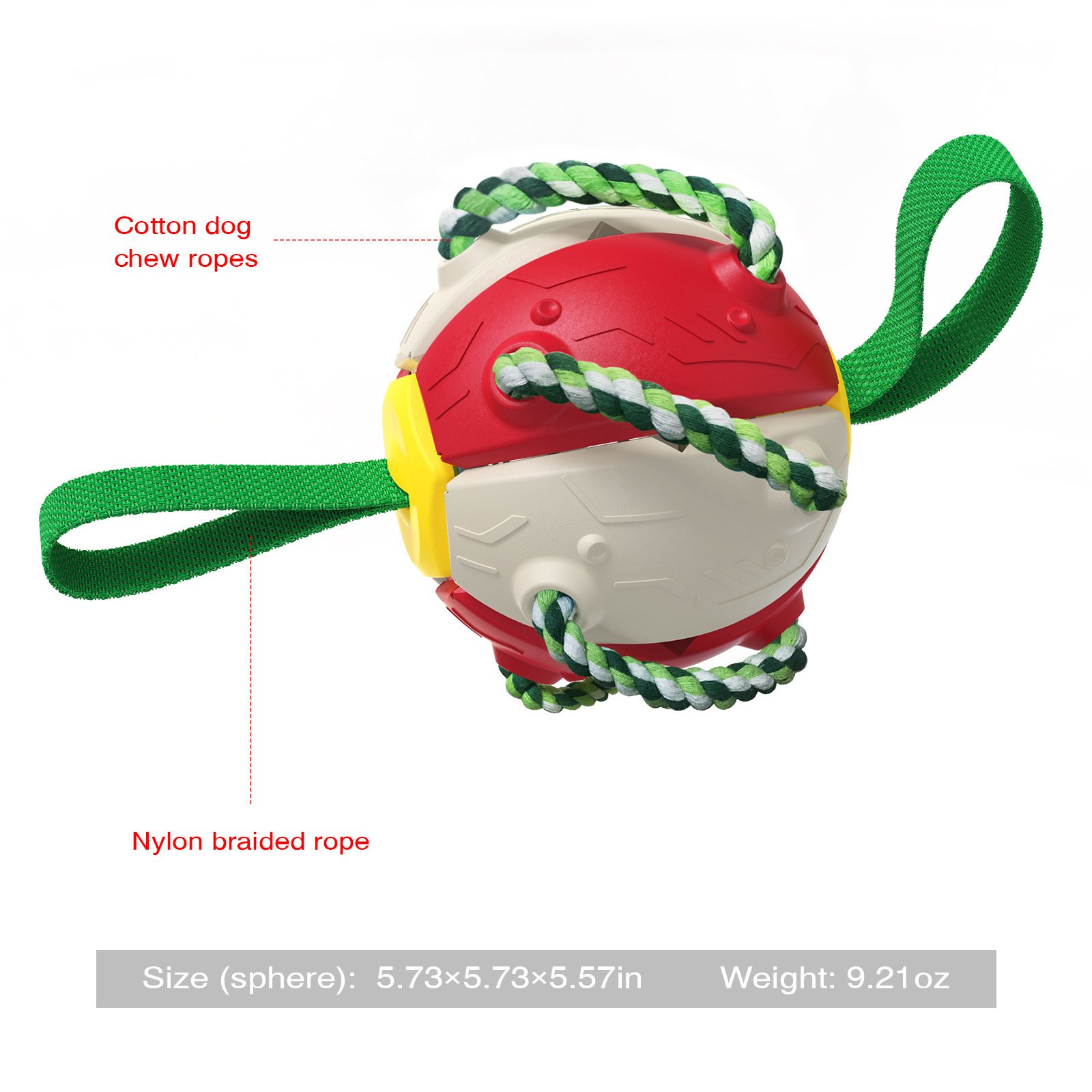 Hot Dog Training Toys Outdoor Interactive flying disk Football Bouncing Flying Saucer Massage Clean Teeth Dog Chew Toy