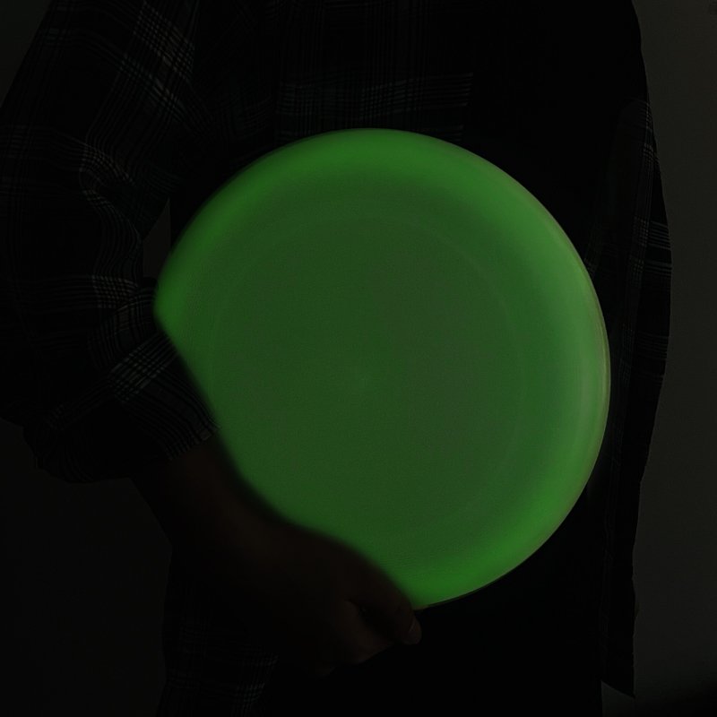 Custom logo printing 11 inch luminous frisbeed PE soft ultimate flying disc for kids outdoor play
