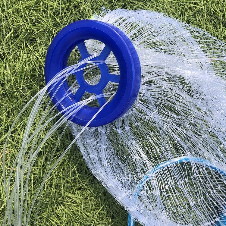 Nylon Monofilament Frisbee Hand Cast Net Catch Fishing Nets Hand Throw Net
