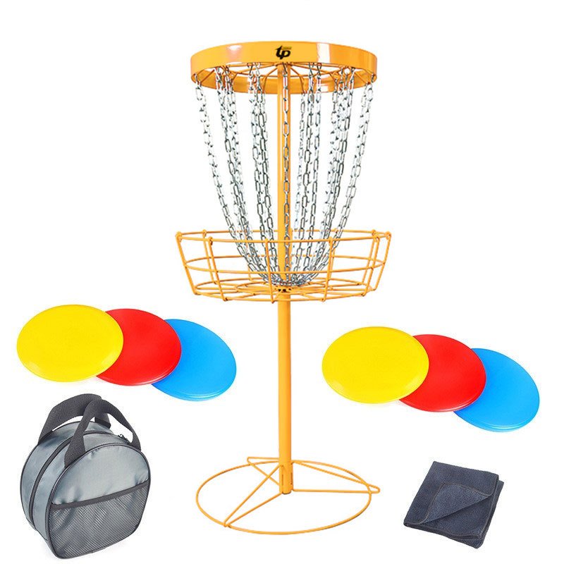 Disc golf Outdoor frisbee game set golf frisbee rack outdoor leisure iron rack disc golf game set without frisbee