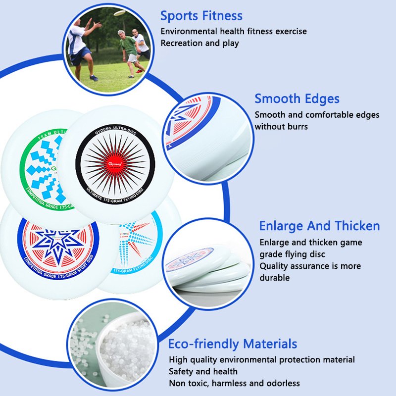 Wholesale Kids Adults Training Backyard Throwing Manufacturers Ultimate Frisbee 175g