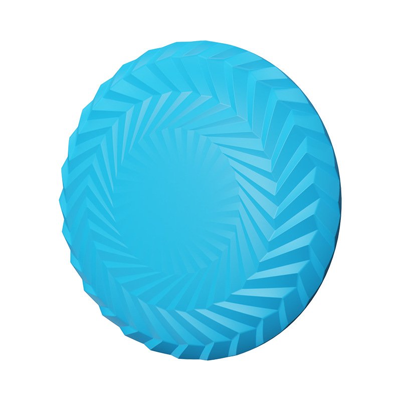 Fashion Pet Silicone Training Dog Frisbeed Toy Interactive Dog Chew Toys Resistance Bite Soft Rubber Toys Pet Flying Discs 18cm