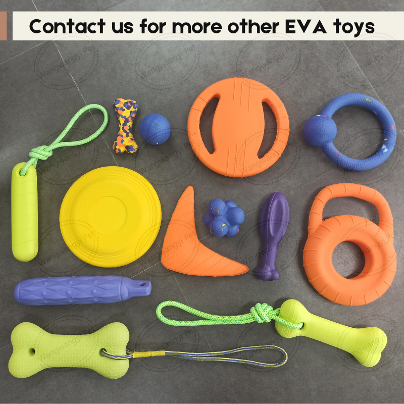 Hot Sales Pet EVA Foam Toys Interactive Dog Floating EVA Dog Ball with Rope