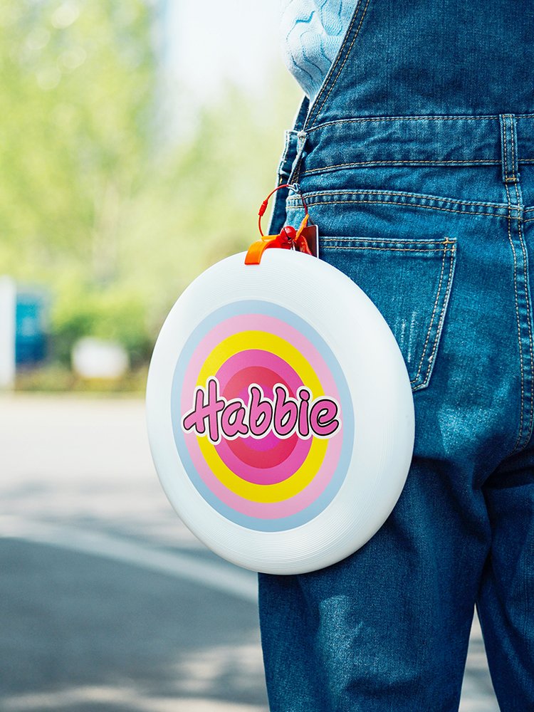 Customized 27.5cm Pets Toys Flying Discs Plastic Frisbeed Outdoor Toy Sports Kids Adults PE Opp Bag large dog toy