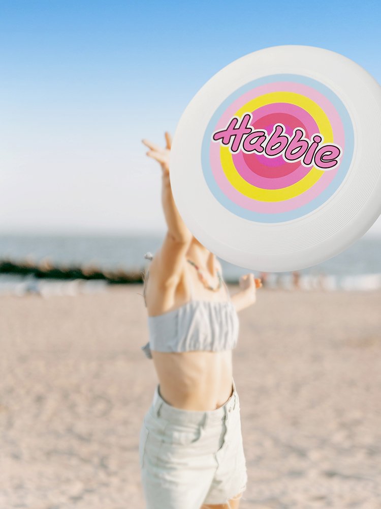 Customized 27.5cm Pets Toys Flying Discs Plastic Frisbeed Outdoor Toy Sports Kids Adults PE Opp Bag large dog toy