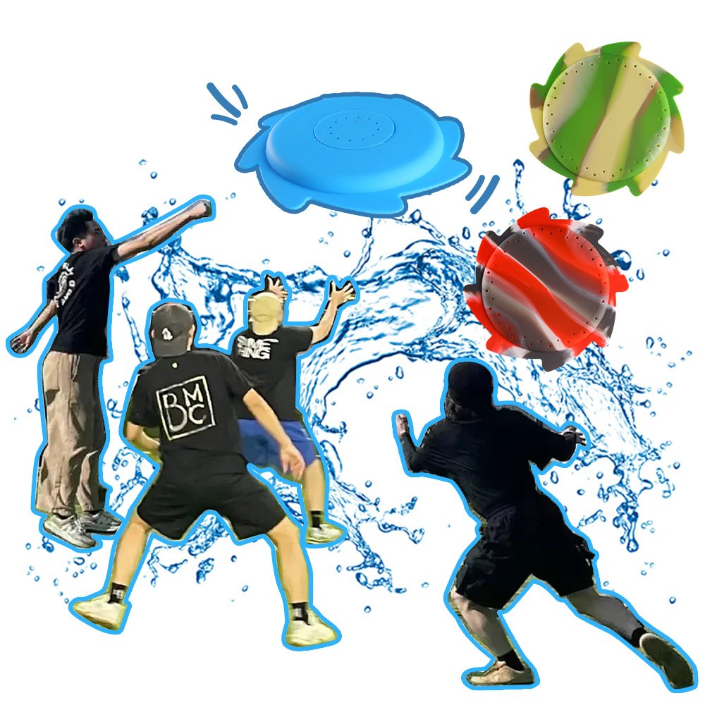 Custom Printing Children Beach Toy Outdoor Games Disc Premium Water Watering Frisbeed For Kids