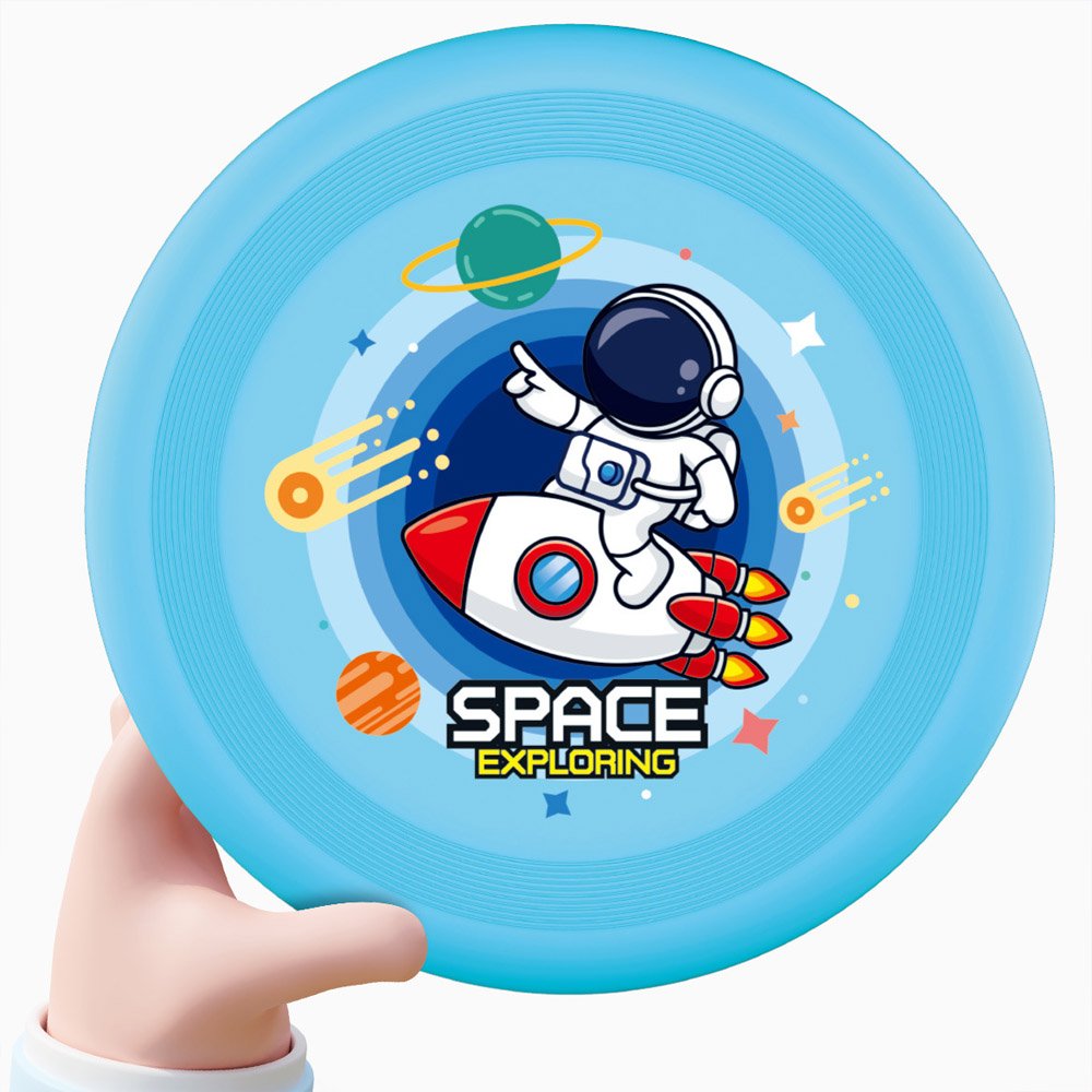 22CM Flying Frisbeed Game Toy Set Soft Flying Disc Throwing Toys 8 Pieces in 1 Set Summer Sport Toys Game