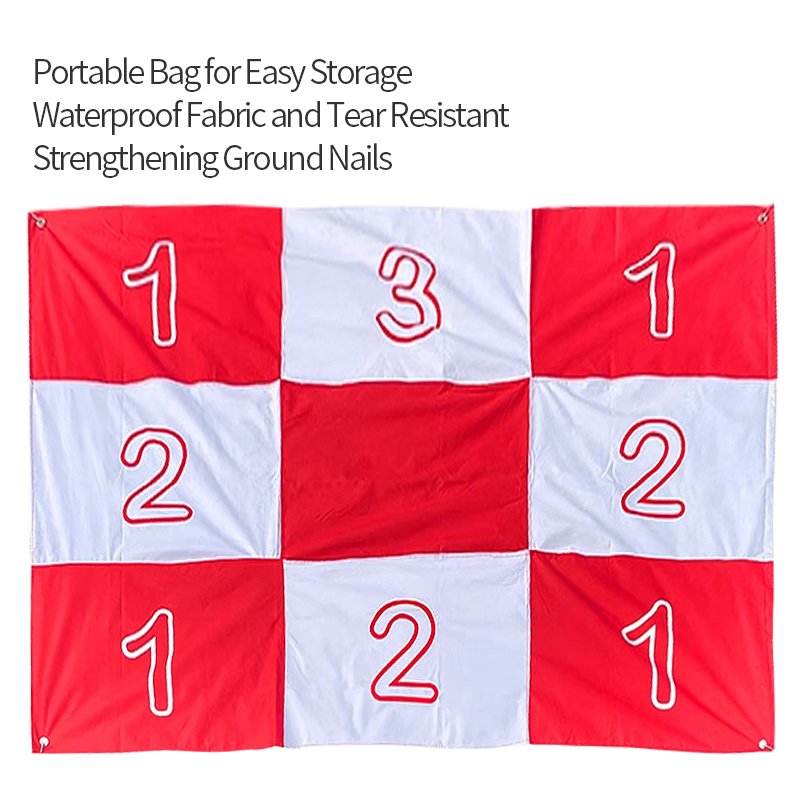 Outdoor Throwing Cloth Camping Lawn Flying Disc Points Games Mat Frisbee Throwing Target Cloth Sports Games for Team Building