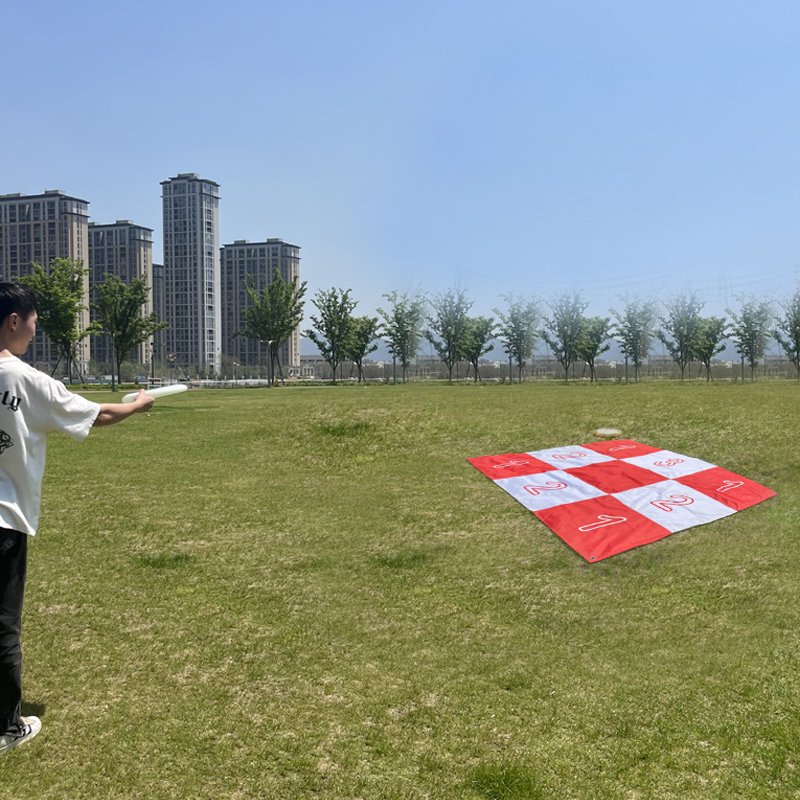 Outdoor Throwing Cloth Camping Lawn Flying Disc Points Games Mat Frisbee Throwing Target Cloth Sports Games for Team Building