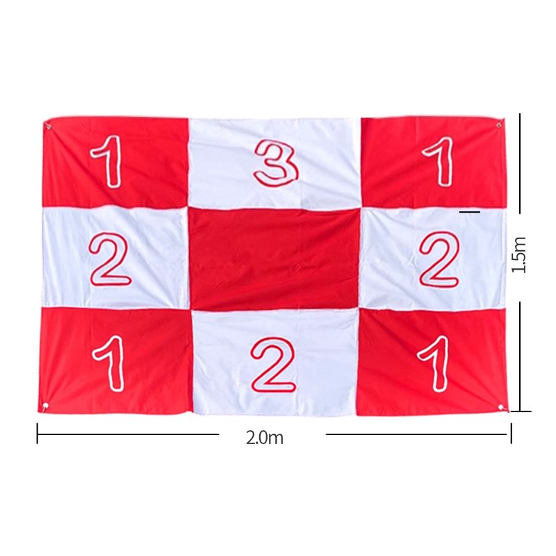 Outdoor Throwing Cloth Camping Lawn Flying Disc Points Games Mat Frisbee Throwing Target Cloth Sports Games for Team Building