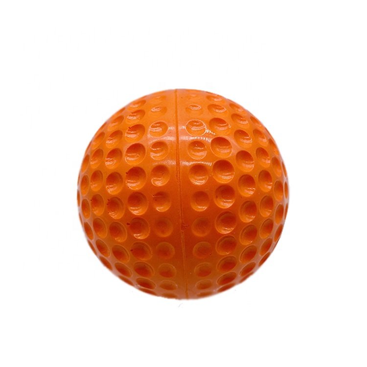 9 Inch Shiny PU Sponge Light Junior Bowling Machine Dimpled Balls