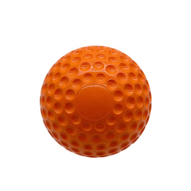 9 Inch Shiny PU Sponge Light Junior Bowling Machine Dimpled Balls