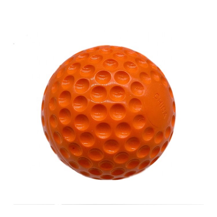 9 Inch Shiny PU Sponge Light Junior Bowling Machine Dimpled Balls