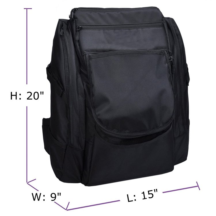 Hot Selling Durable Frisbee Disc Golf Backpack Outdoor Pack Disc Bag
