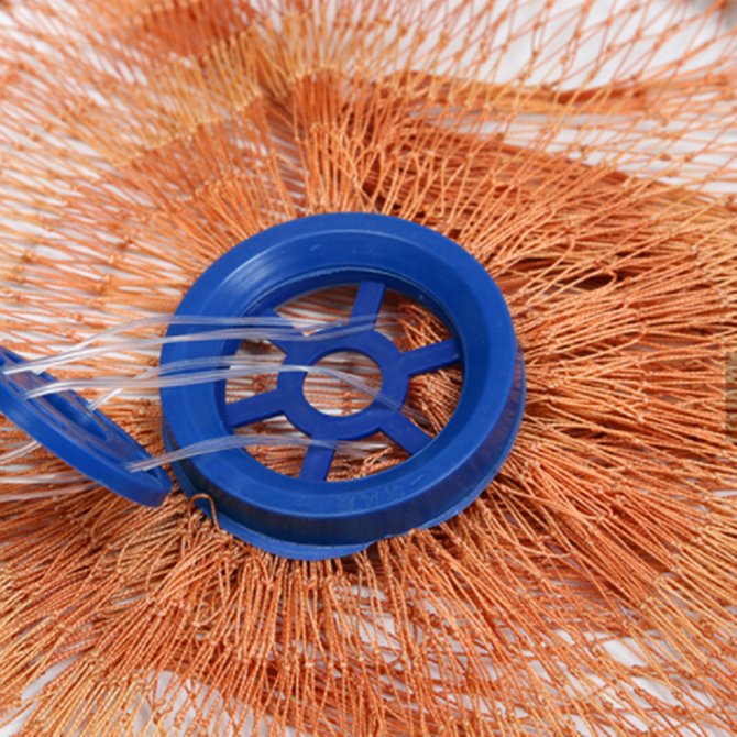 Gill Chain Finland Net Portable Outdoor Plastic frisbee Tire Line Thread American Fishing Cast Net 4ft-14ft Multifilament