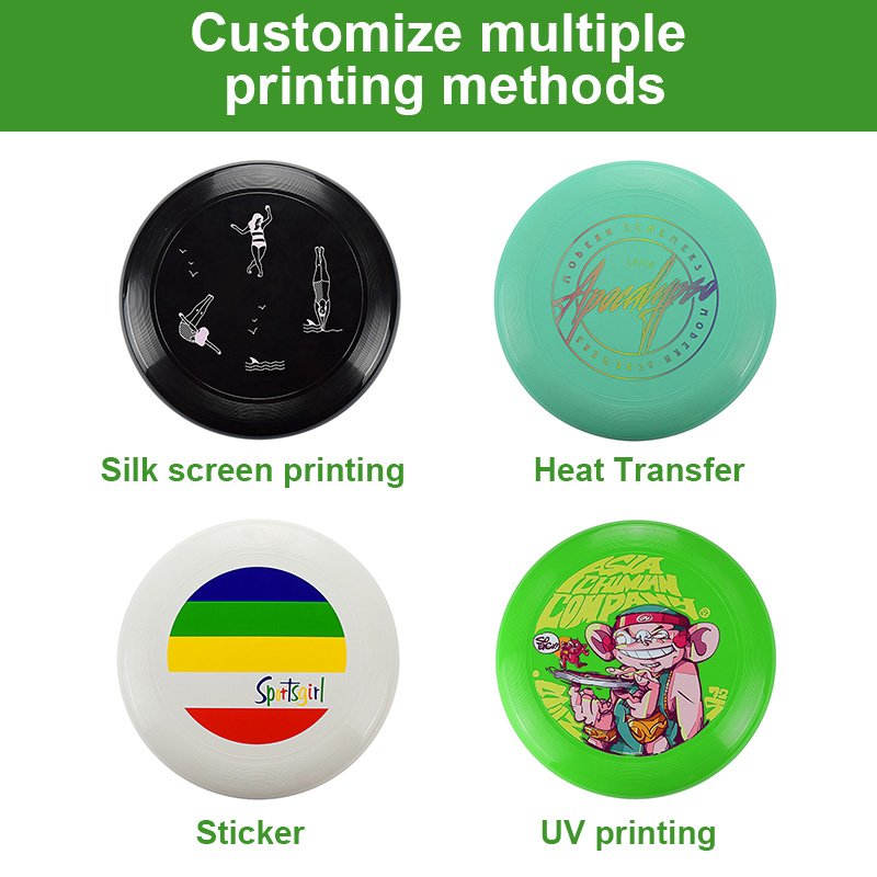 Wholesale Custom Logo Kids Adults Throwing Training Ultimate Frisbeed Disc 175 Grams PE Flying Disc