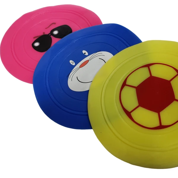 Wholesales Medium Stretchy and Foldable TPR Flyer Kid Frisbee for Outdoor Game