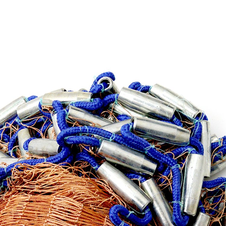 Portable 4-12 ft atarraya Easy throw fishing net tire line without frisbee hand cast net