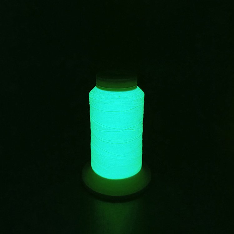 Eco friendly material glow in the dark thread multicolor glow in the dark embroidery thread for april Fool's day costume doll