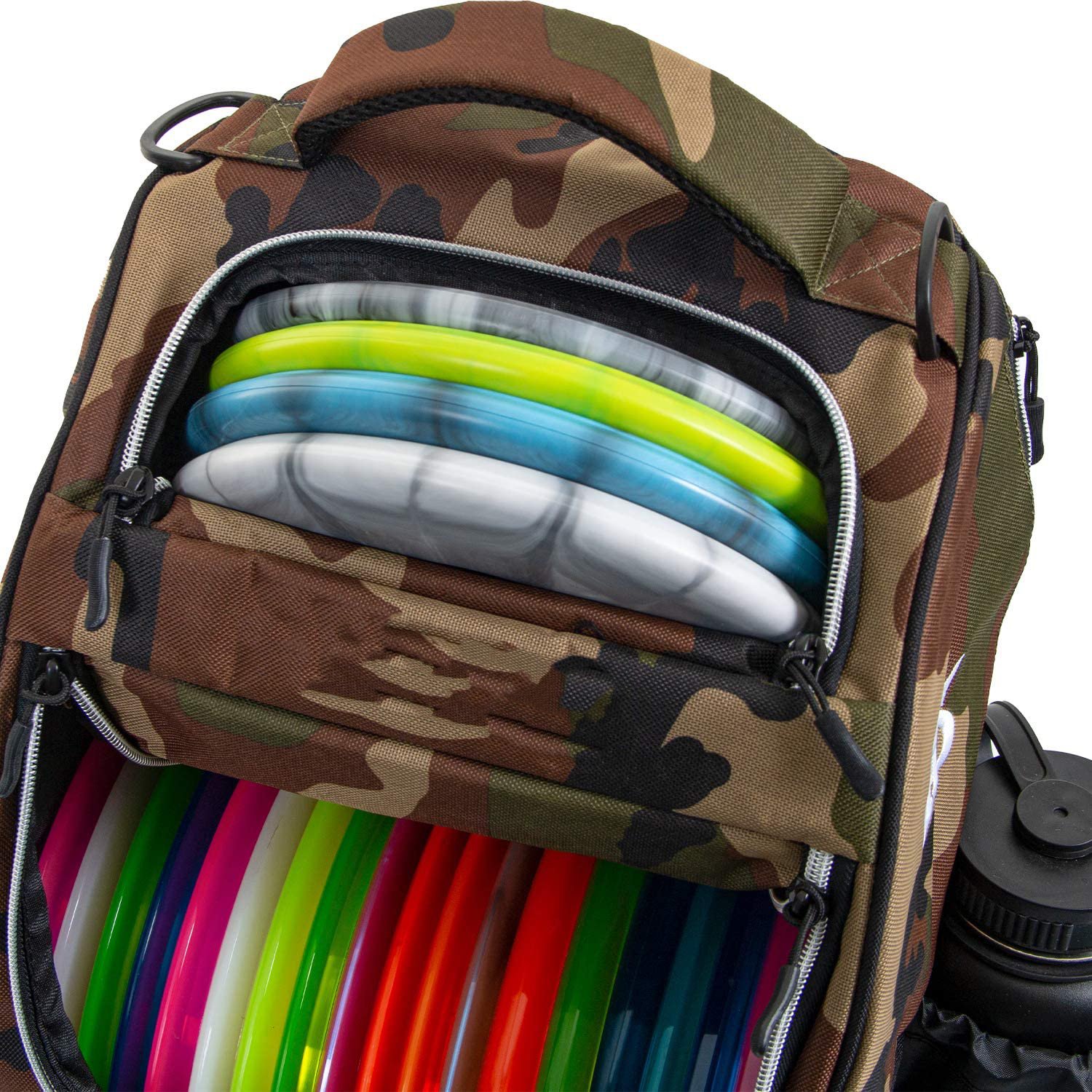 BSCI Supplier Durable Quality Factory Price Large Capacity Lightweight Frisbee Disc Backpack Golf Bag
