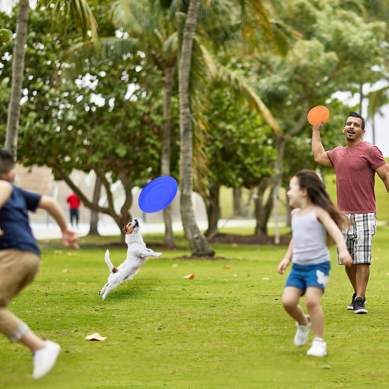 7 Inch frisbeed custom logo Silicone Flying Disks Kids&pet dog Flying Disc Set water flying disc for Fun Family Beach Game