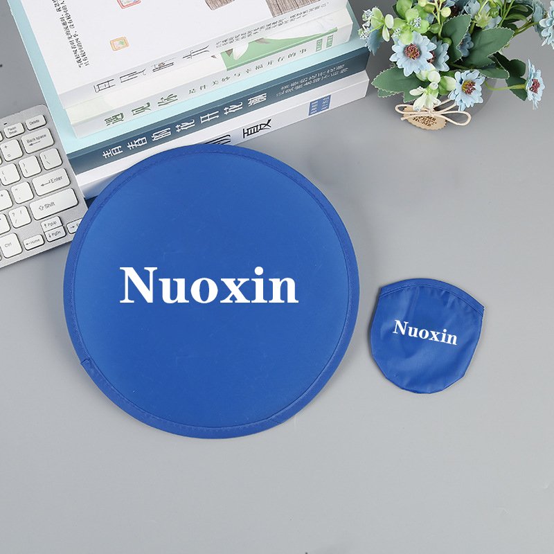 Outdoor Sublimation Soft Pet Collapsible Frisbeed Round Shape Folding Hand Fan Saucer Nylon Playing Disc With Pouch