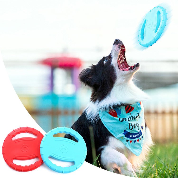 Outdoor Sports Pet Dog Bite Resistant Toy Frisbeed Soft Frisbeed Pet Bite Resistant Flying Disc