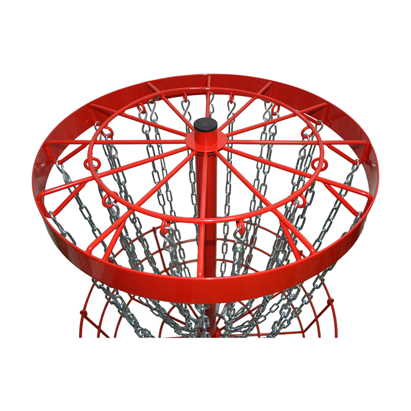 Factory Direct Professional PDGA Approved Light Weight Custom 24 Chain Practice Portable Frisbeed Target Disc Golf Basket
