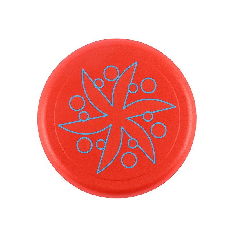 High Quality Customized Logo Round Pet Dog Frisbeed Dog Pet Training Toys EVA Bite Flying Frisbeed