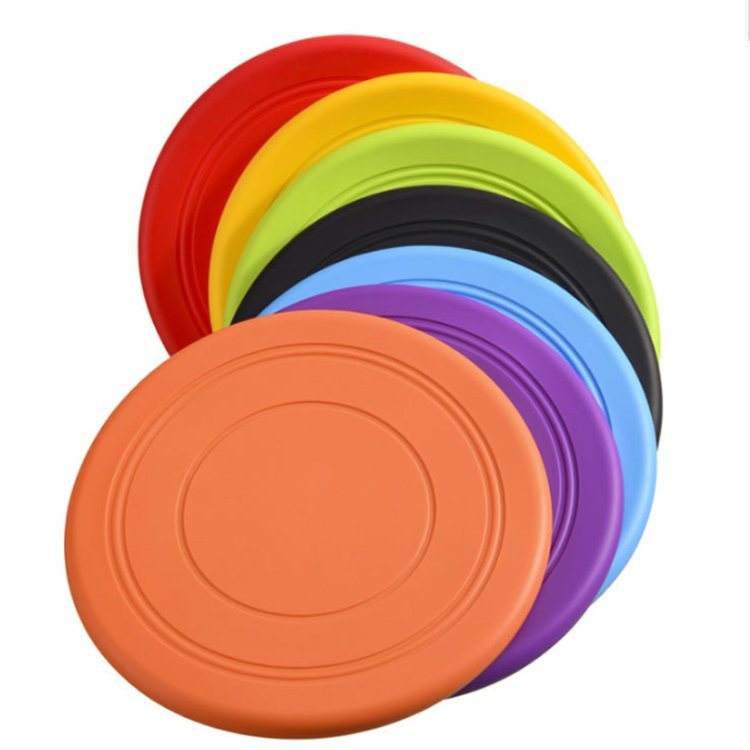 Available In A Variety Of Colors Bite resistant Non slip Dog Frisbeed Interactive Dog Toy