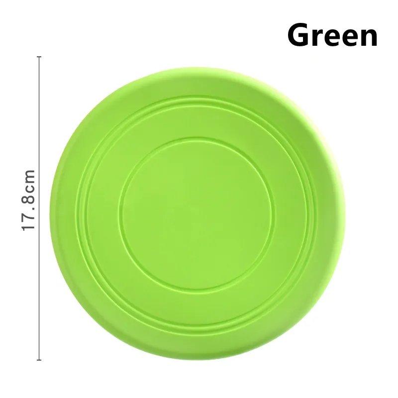 Soft Non-Slip Dog Supplies Silicone Game Frisbeed Anti-Chew Dog Toy Pet Puppy Training