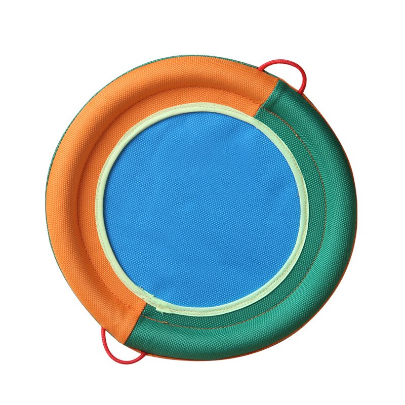 Wholesale custom pet throwing training grinding teeth durable cloth material floating light outdoor dog toys pet toys